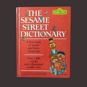 The Sesame Street Dictionary Vintage Hardcover Single Volume